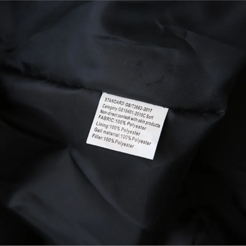 XXXXXL Fashion Plus Size Women's Parkas Winter Loose Black Thick Hooded Stripe Cuffs Warm X-Long Padded Coat 6860