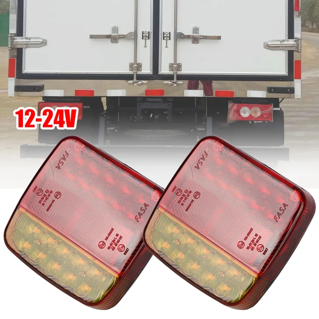 Enquêter arrière LED magnétique sans fil pour remorque, signal arrière,  lampe de frein à l'iode, feu arrière de camion, caravane, camping-car,  camion - AliExpress