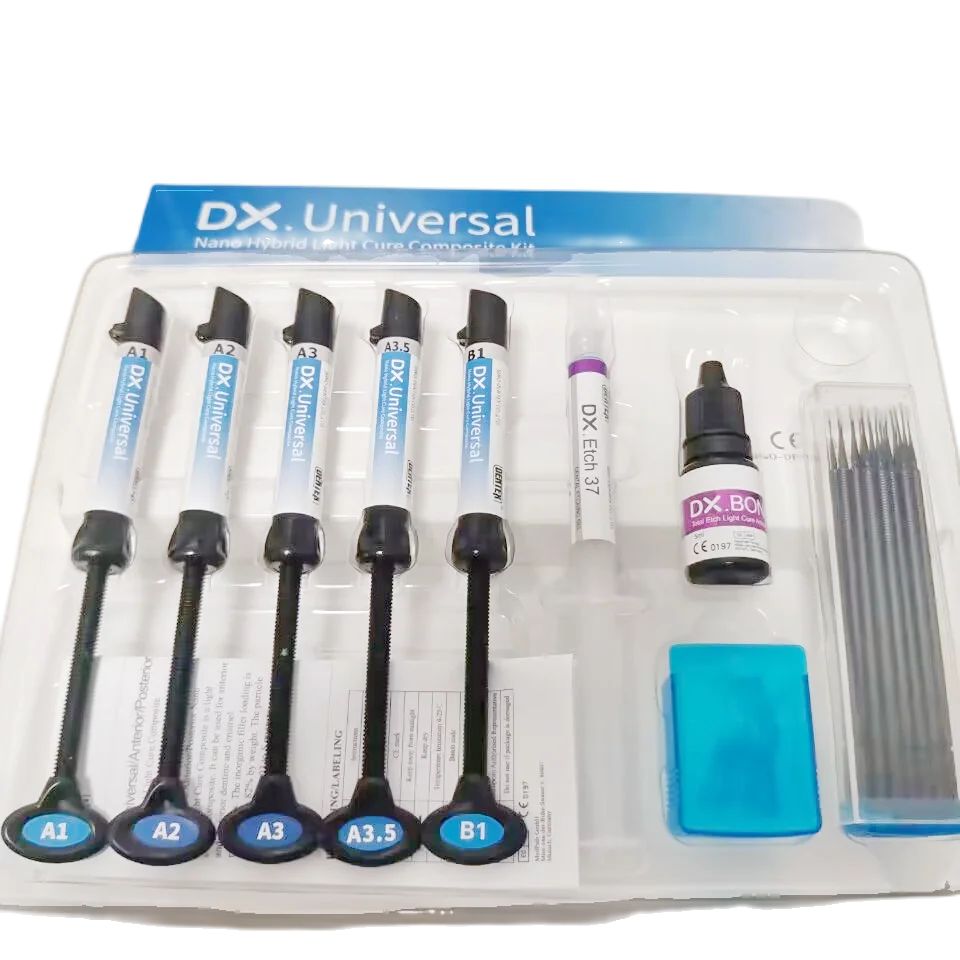 Dentex Dental Nano Hybrid Composite Resin Bonding Kit LightCure