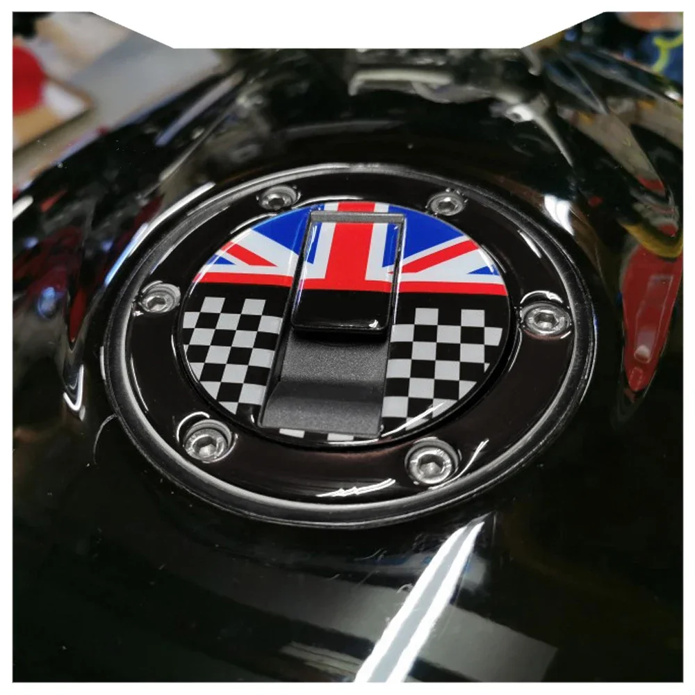 Per Triumph Street Triple Daytona 675 Tiger 800 Sport Tank Moto Uk Sticker Protezione Del Tappo Del Serbatoio Del Gas