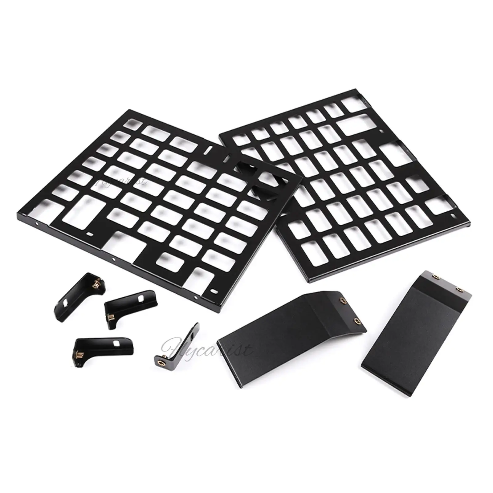 Land Rover Defender 110 2020-2022 알루미늄 합금 블랙 트렁크 계층형 파티션 랙