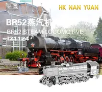 MMZ MODEL IRONSTAR 3D Metal Puzzle BR52 Steam Locomotive Assembly Model kit DIY 3D Laser Cut Model Puzzle Toys for Gift 2