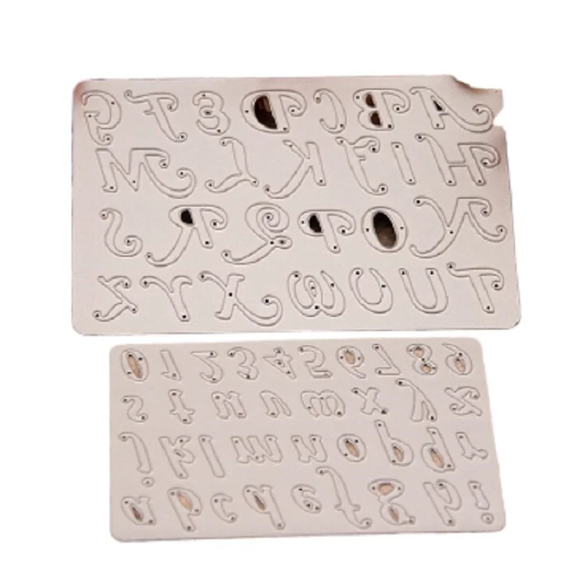 2023 Fashion Number & Letter Die Metal Scrapbooking Cartella Di Goffratura Per Sizzix Fustella Big Shot Cutting Machine Accessori Per La Casa