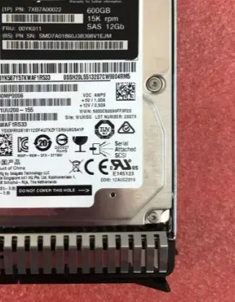 For 7XB7A00022 00YK011 SR650 SR550 600G 15K 2 5 SAS 12Gb hard drive