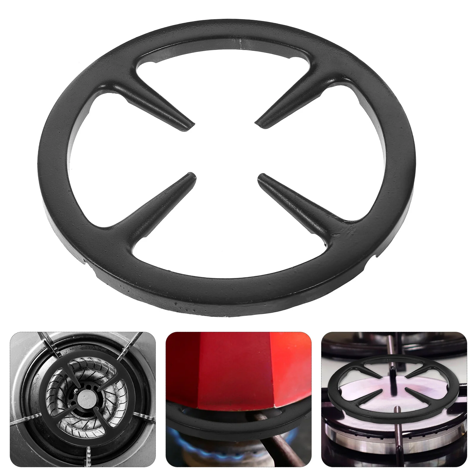 Coffee Pot Hob Metal Stove Rack Gas Racks Fixing Stand Stainless Steel