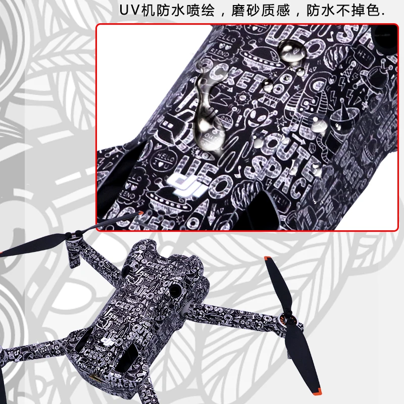 Protection robuste en silicone pour DJI Mini 3 Pro, texture antidérapante visible sur les côtés