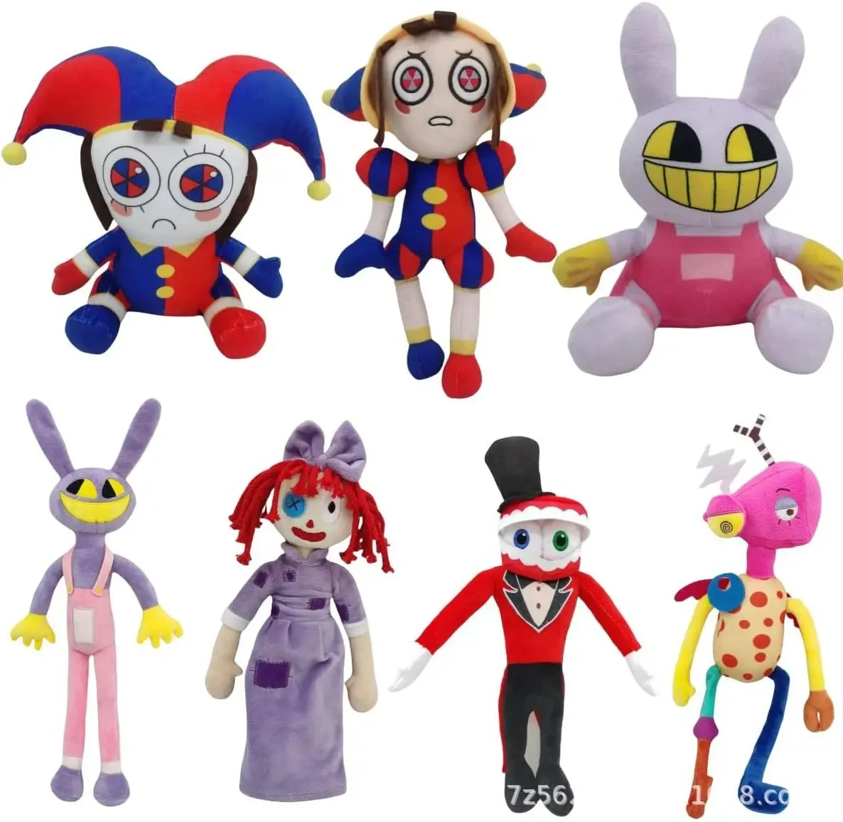 2024 The Amazing Digital Circus Plush Pomni and Jax Plushie Doll Toys SUPER Cute Stuffed Animal for Kids Birthday New Year Gift 2023new the amazing circus pomni jax plush cartoon plushie toys theater rabbit doll stuffed toys children christmas kids gifts