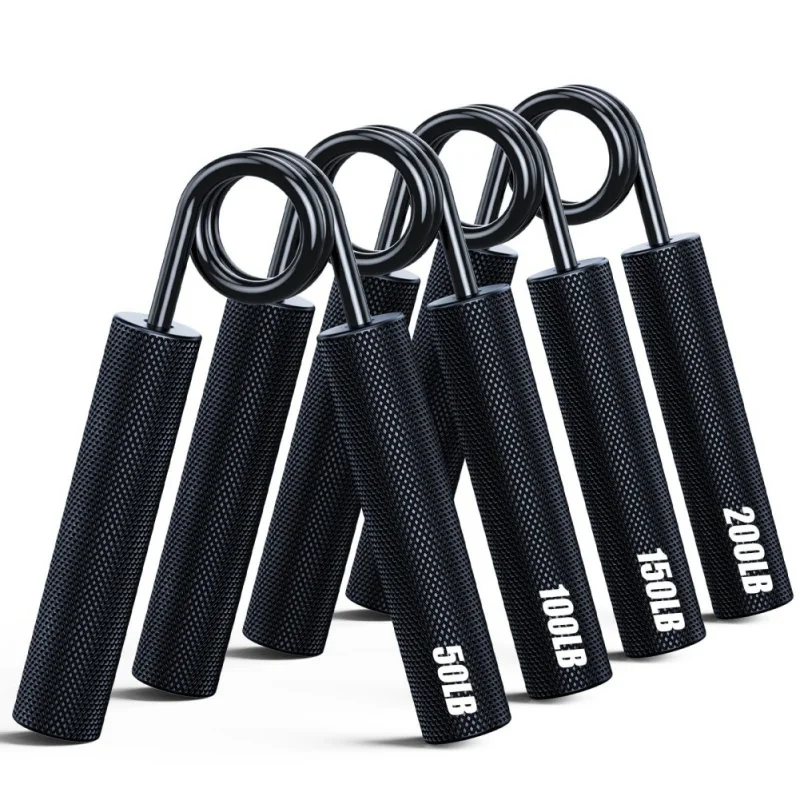 4pcs 50/100/150/200LBS Hand Gripper Strengths Home Gym Hand Arm Training Tools Men Women Power Training Grippers