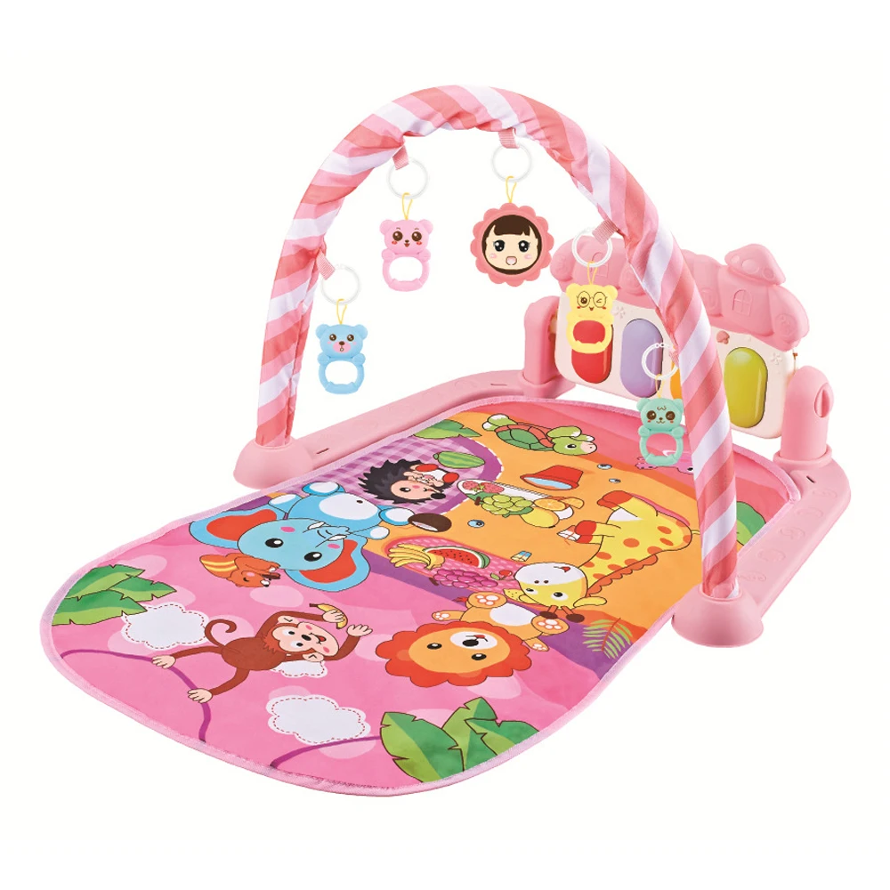 Baby Play Mat Play Game Developing Mat with Piano Baby Music Early Education Gym Crawling Game Pad Stand