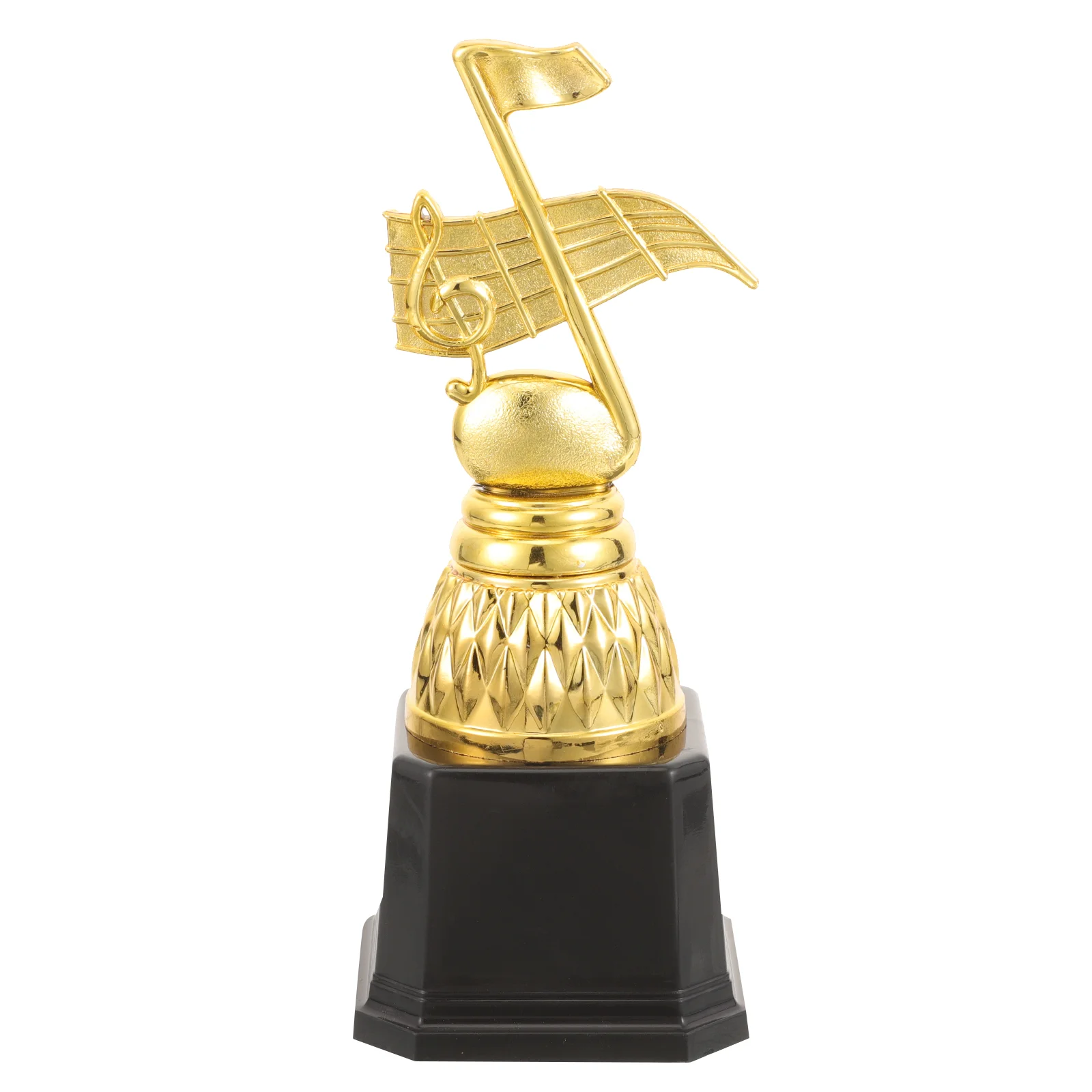 

Musical Note Trophy Adornment Singing Competition Award Delicate Music Note Modeling Trophy