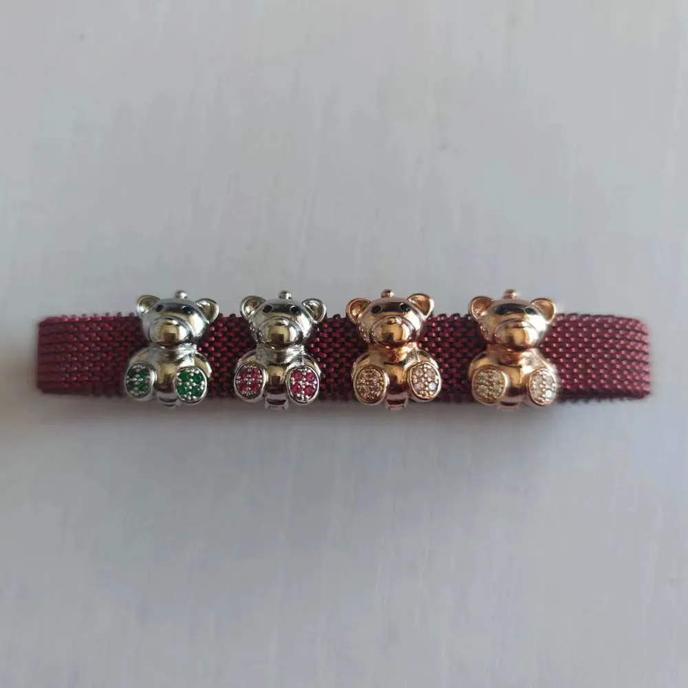 Dijes elásticos para pulsera, accesorios de joyería, Clip de