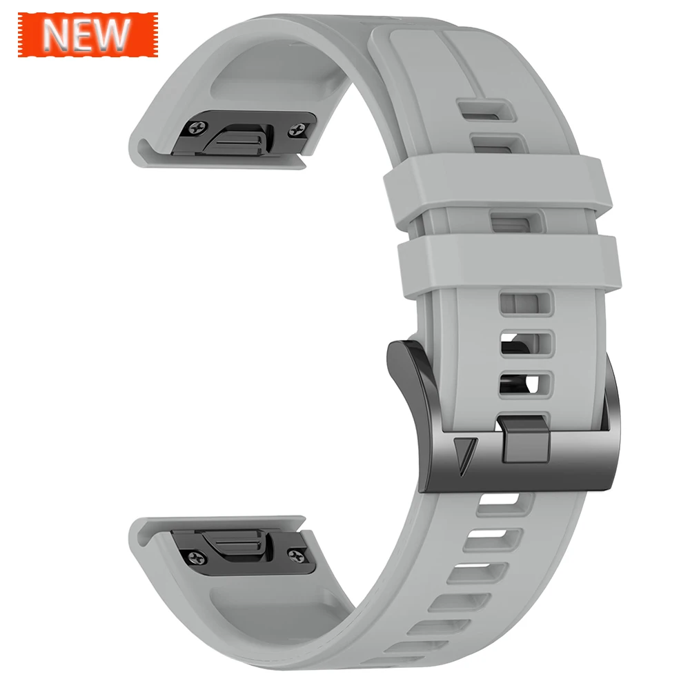 Versatile Quick Release Nylon+Silicone Strap, 22mm/26mm