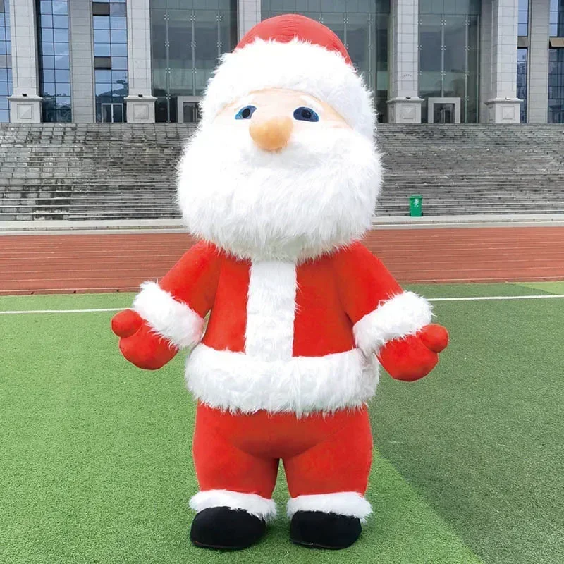 Disney Inflatable Santa Claus Christmas Costume Party Event Wedding Promotion Adult Role Play Halloween Mascot Without Battery