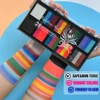 Water Activated 26 Colors Party Face Painting Kit Professional water-soluble safe Makeup Tattoo Face Body Paint Oil Painting 2