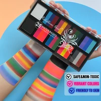 Water Activated 26 Colors Party Face Painting Kit Professional water-soluble safe Makeup Tattoo Face Body Paint Oil Painting 2