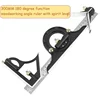 300mm Square Right Angle Ruler Protractor Movable Square Woodworking Angle Ruler Measuring Tools Multi Combination Set 5