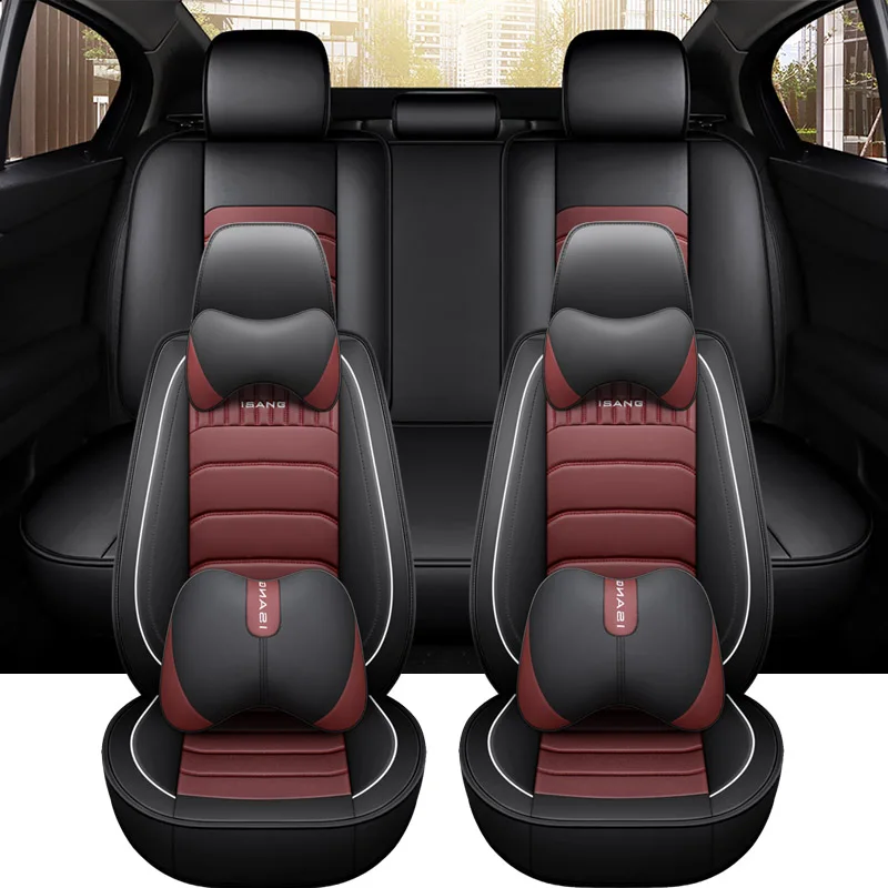 Leather Seat Cover For Geely Geometry G Dodge Caliber F44 BMW I3 IX3 520d Car Accessories