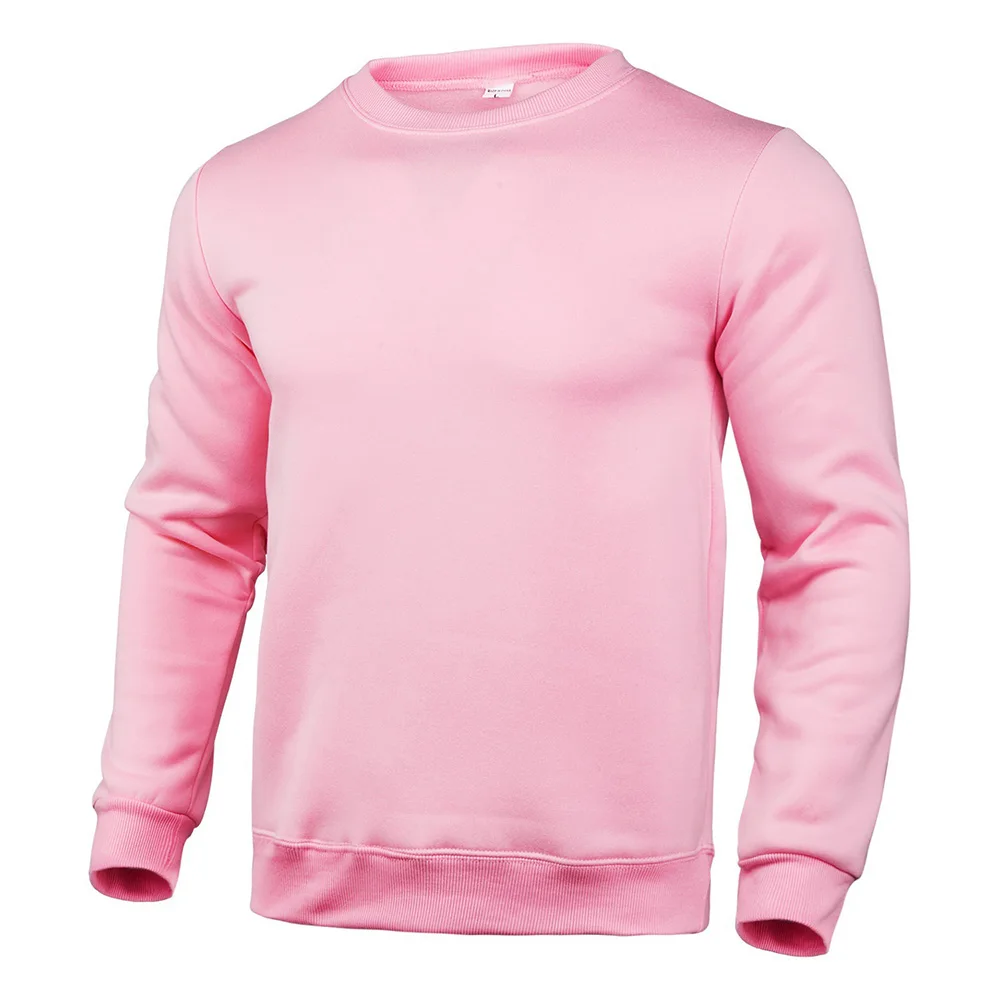 Men's Casual Sweatshirts Solid Color Basic Hoody Autumn Pullovers Male Streetwear Bottoming Shirts Baggy Sweatshirt