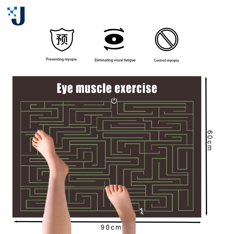 

Eye Muscle Exercise Mat Meditation Pad Eye Trainning Rug Maze Map Carpet Head Still Exercises Eye Problems Fix Trainning Mat
