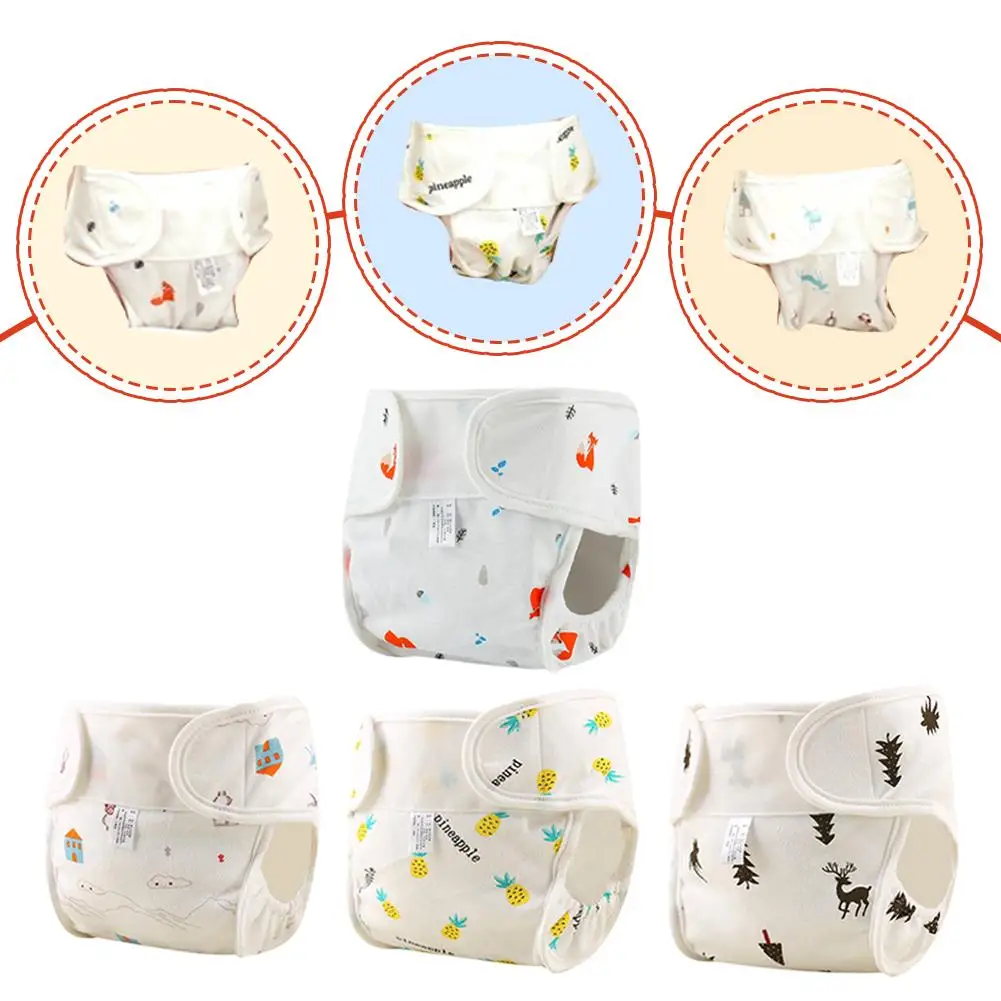 For 17-22inch Doll Adjustable Reusable Diaper Pants Baby Washable Diaper Convenient Leakproof Cloth Diapers - 5
