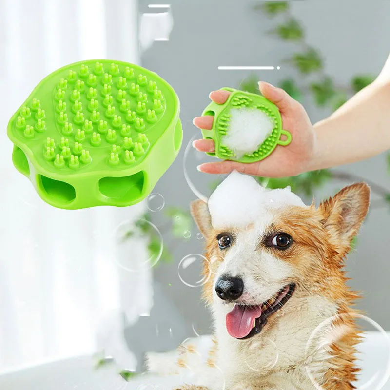 

Silicone Pet Washing Glove Dog Cat Bath Brush Comb Rubber Glove Hair Grooming Massaging Puppy Dogs Cleaning Gloves