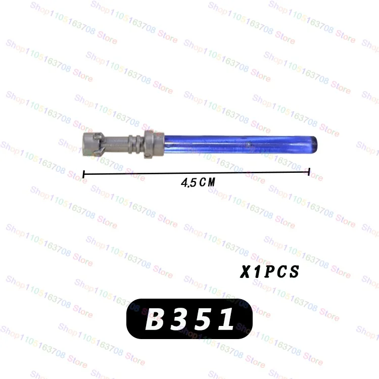 MOC Game Anime Cartoon Multi-colored Lightsaber Building Block Toy Children’s Gift Accessory Educational Toy PJB349-365