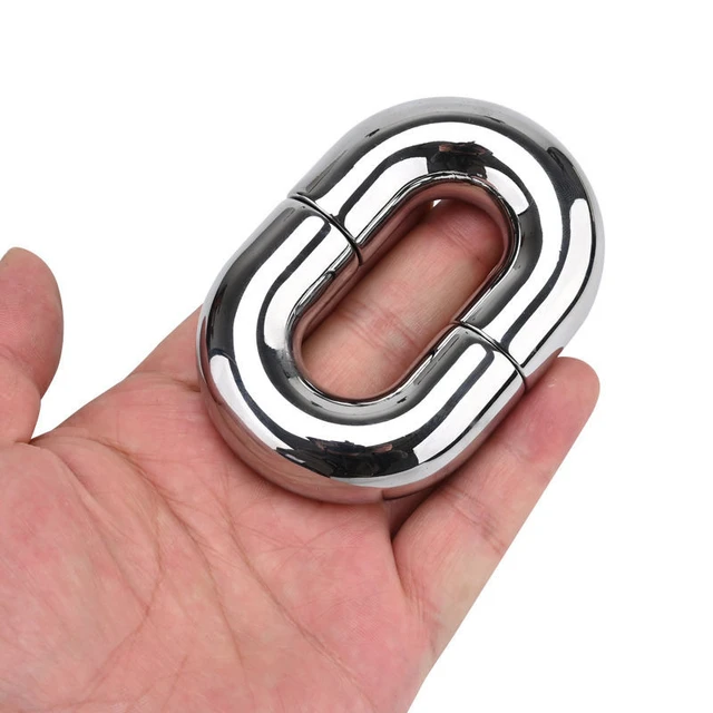 New Heavy Ball Stretcher Adjustable CBT Sex Toy Cockring Male