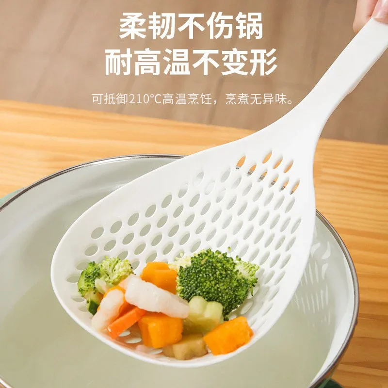 

Лаодианская ложка, большая ложка для домашней кухни, лаодианская пельмень, ложка Wonton, дренажный фильтр, толстая ложка с длинной ручкой