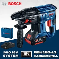 Bosch GBH 180-LI Cordless Rotary Hammers SDS PLUS Brushless Motor 18V Lithium Battery Multifunctional Impact Drill Power Tools 1