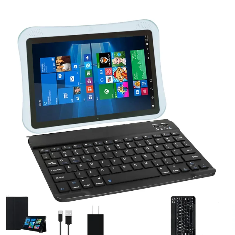 Tablette windows 10 avec clavier bluetooth et double caméra_voghion.com