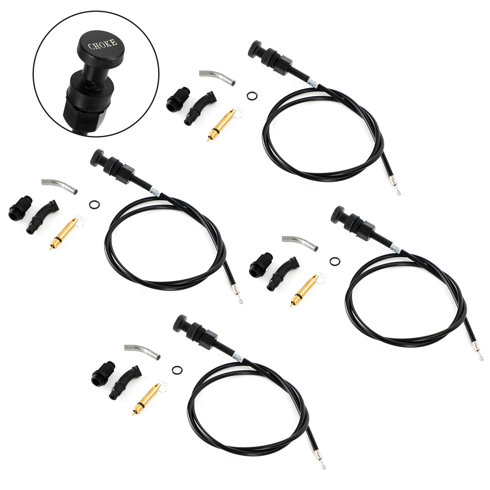 

Areyourshop4x Carburetor Choke Cable Plunger Kit fit for Honda Rancher TRX350 FM TM 00-06 Motor Parts