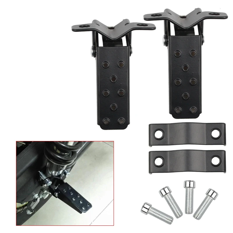 

Motorcycle Folding Foot Pedal Motorcycles Retrofitting Foot Pedal Anti Slip Shock Absorbing Universally Accessories Foot Pedals