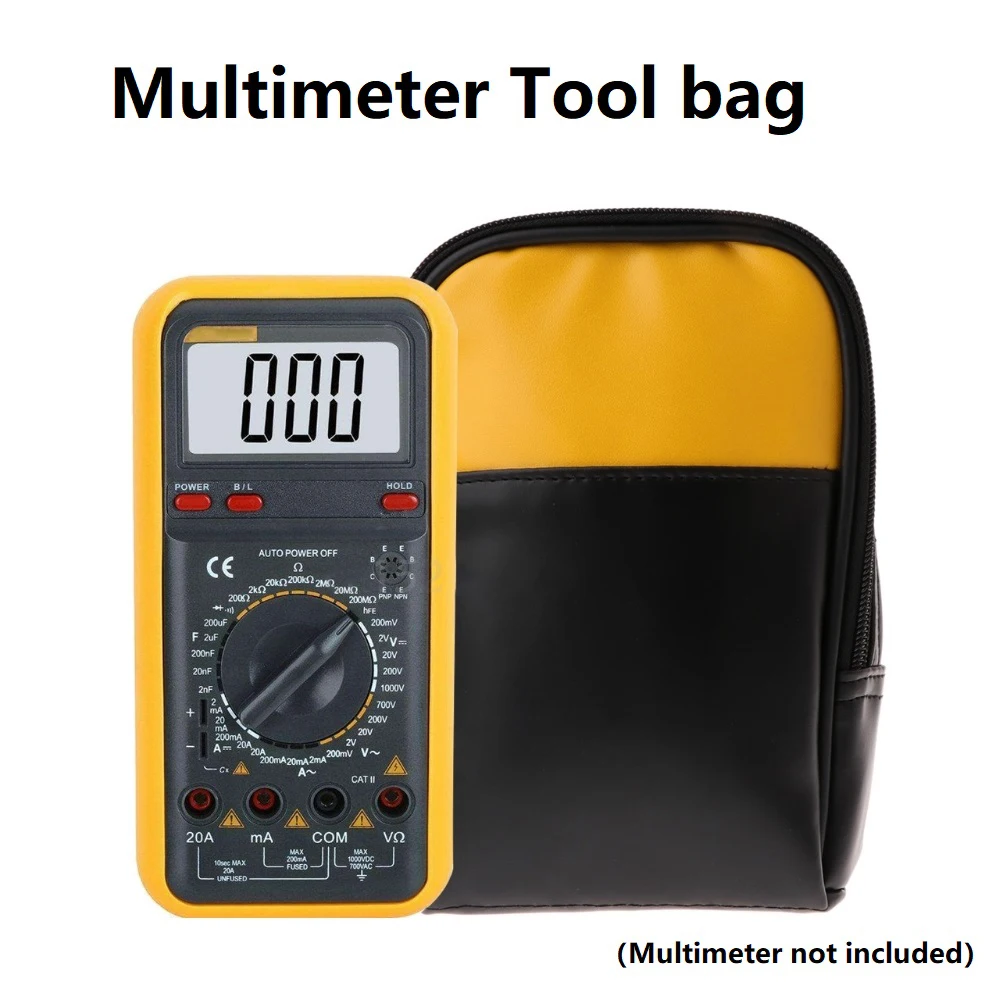 mini tool bag High Quality Toolkit Tool Bags Soft Case Carry Pouch For Handheld Multimeter 106 107 15B 17B 18B 115C 116C 117C 175 177 179 9040 heavy duty tool bag