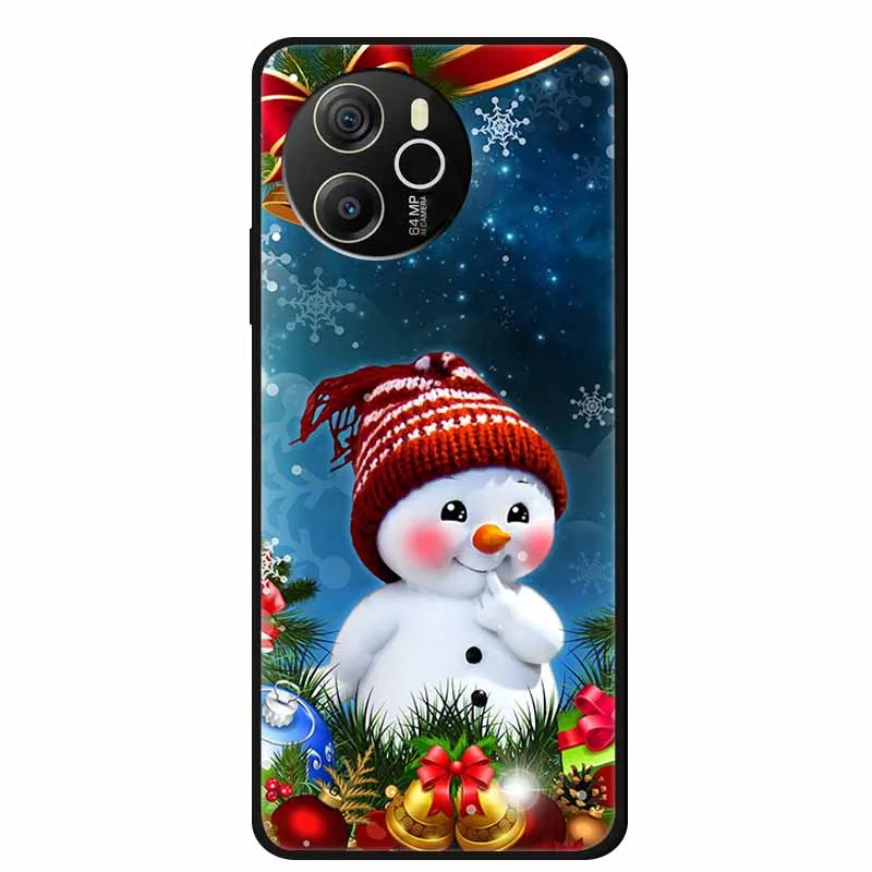 Cartoon Black Silicone Soft TPU Phone Cover - Protective Case