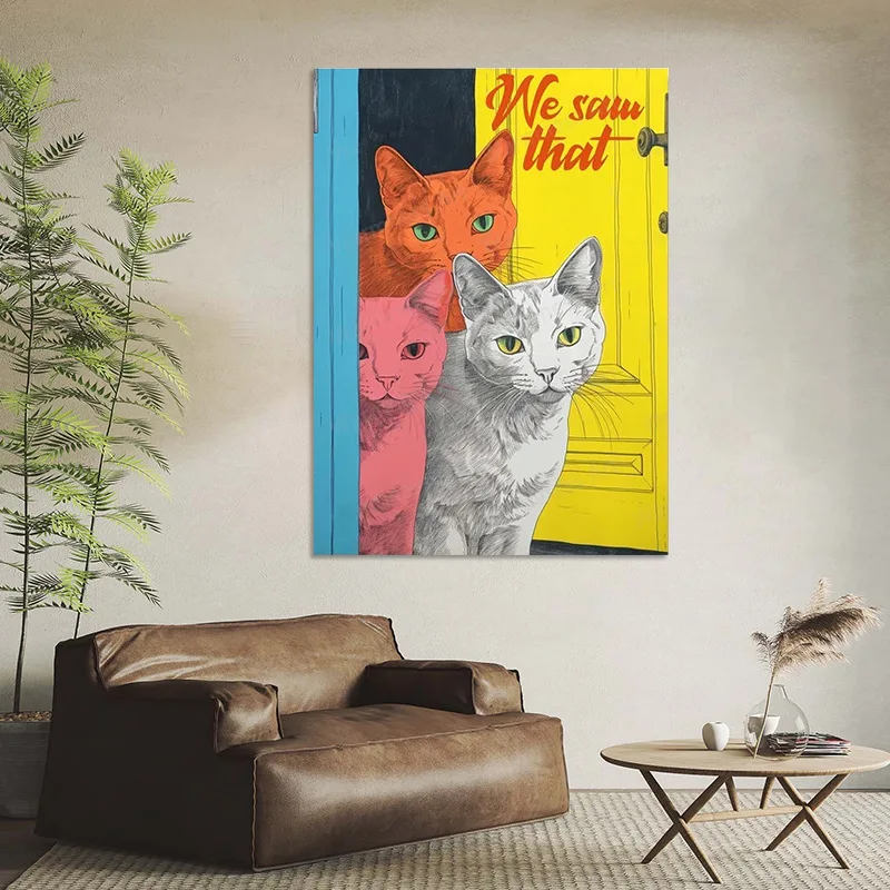 

Children's room canvas painting cartoon art decorative painting