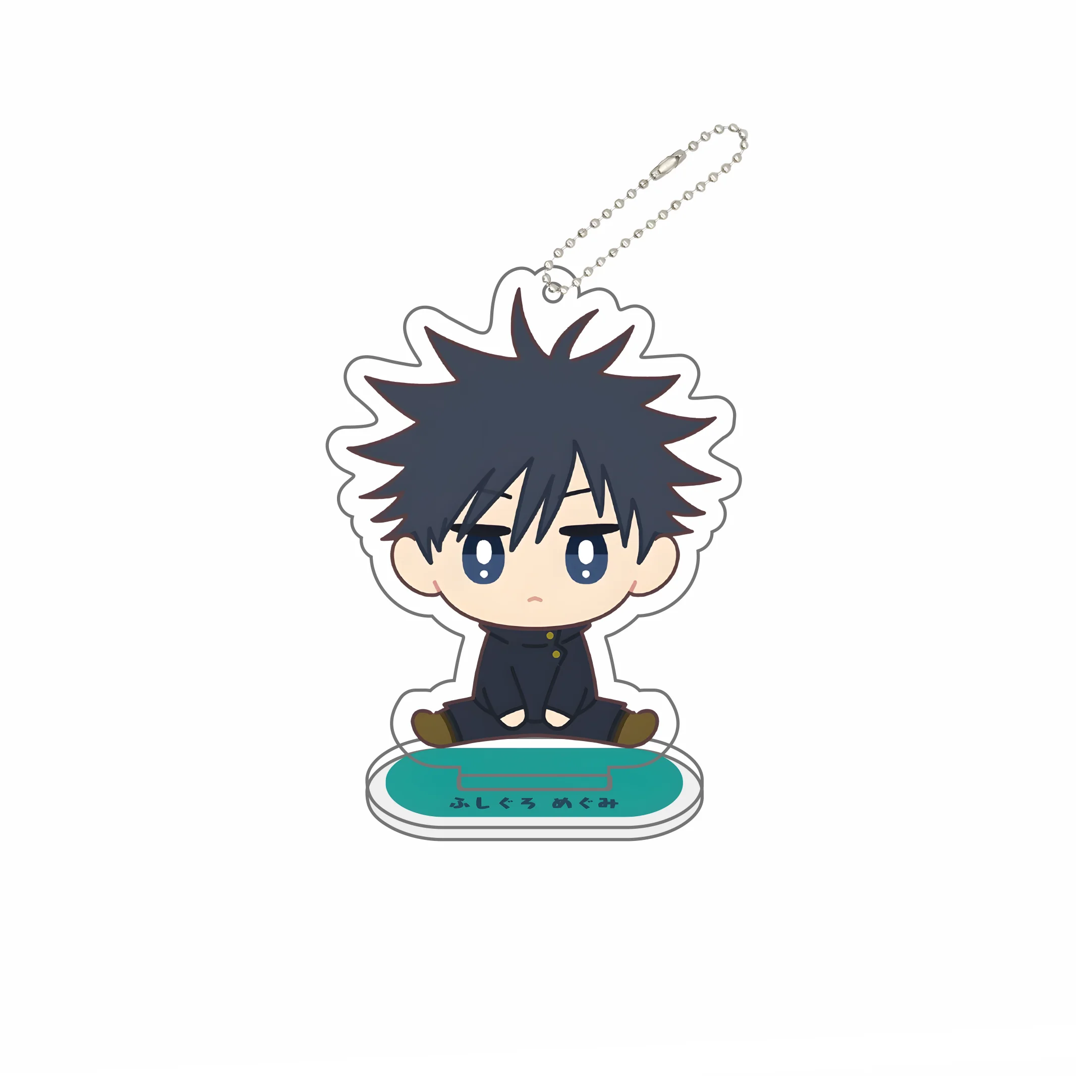 Portachiavi Anime Jjk Yuji Itadori Gojo Satoru Ornamento Decorativo da Scrivania - immagine 4