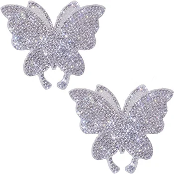 🦋 Bling Shiny Rhinestone Butterfly Auto Decal 🦋 1