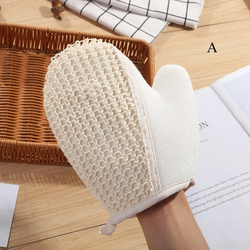 Exfoliating Bath Body Scrub Gloves for Smooth Skin