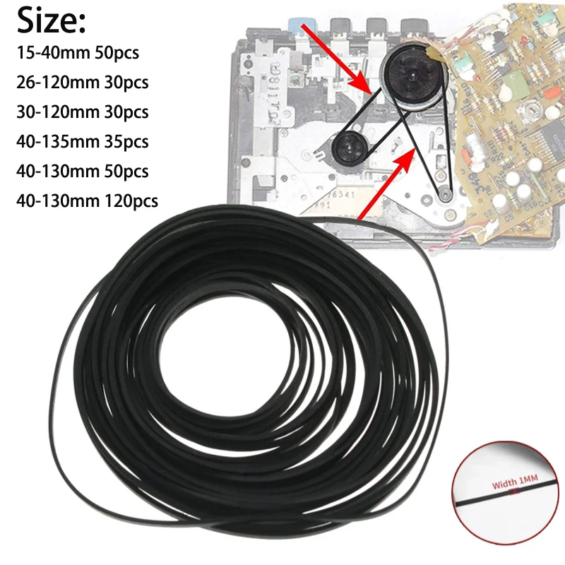 30120pack Universal 26135mm Mix Cassette Tape Machine Belt New