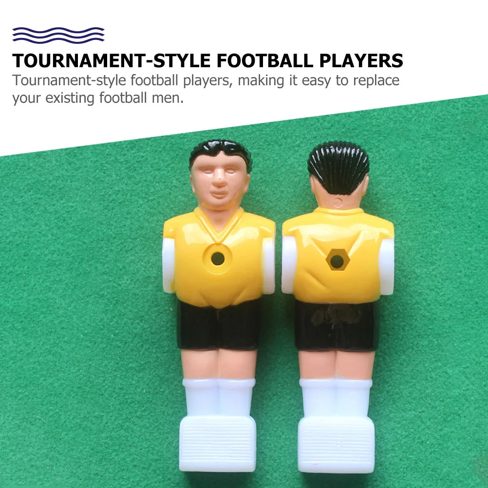 8 Pcs Toy Football Machine Accessories Player Players Replacement Foosball Mini Supplies Soccer Plaything Table