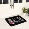I Do Nails Fingernail Manicure Studio Non-slip Doormat Floor Mat Sand Scraping Carpet Rug for Kitchen Entrance Home Footpad Mats 6