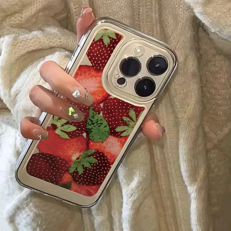 Korean Style Strawberry Phone Case