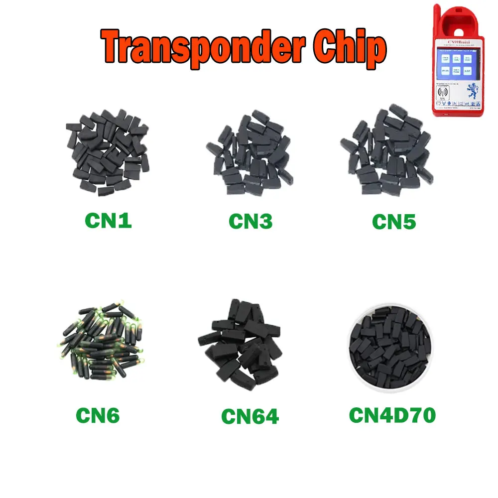 

5/10pc Transponder Chip CN1 CN2 CN3 CN5 CN6 CN4D70 80BIT Chip for CN900 CN900MINI ND900 COPY 4C 4D 46 48 G Chip 4D61/62/65/66/67