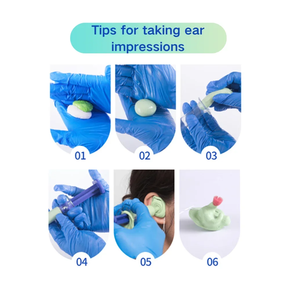 Impression Syringe Injector For Ear Impressions Taking Hearing Aids Accessories DIY CIEM Impression Injector 3.5mm Care Tool 4