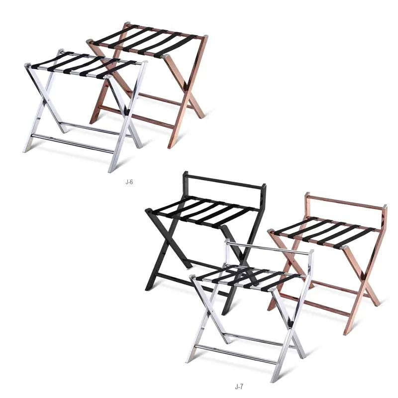 

Modern Stainless Steel High Quality Hotel Luggage Rack For Hotel Room