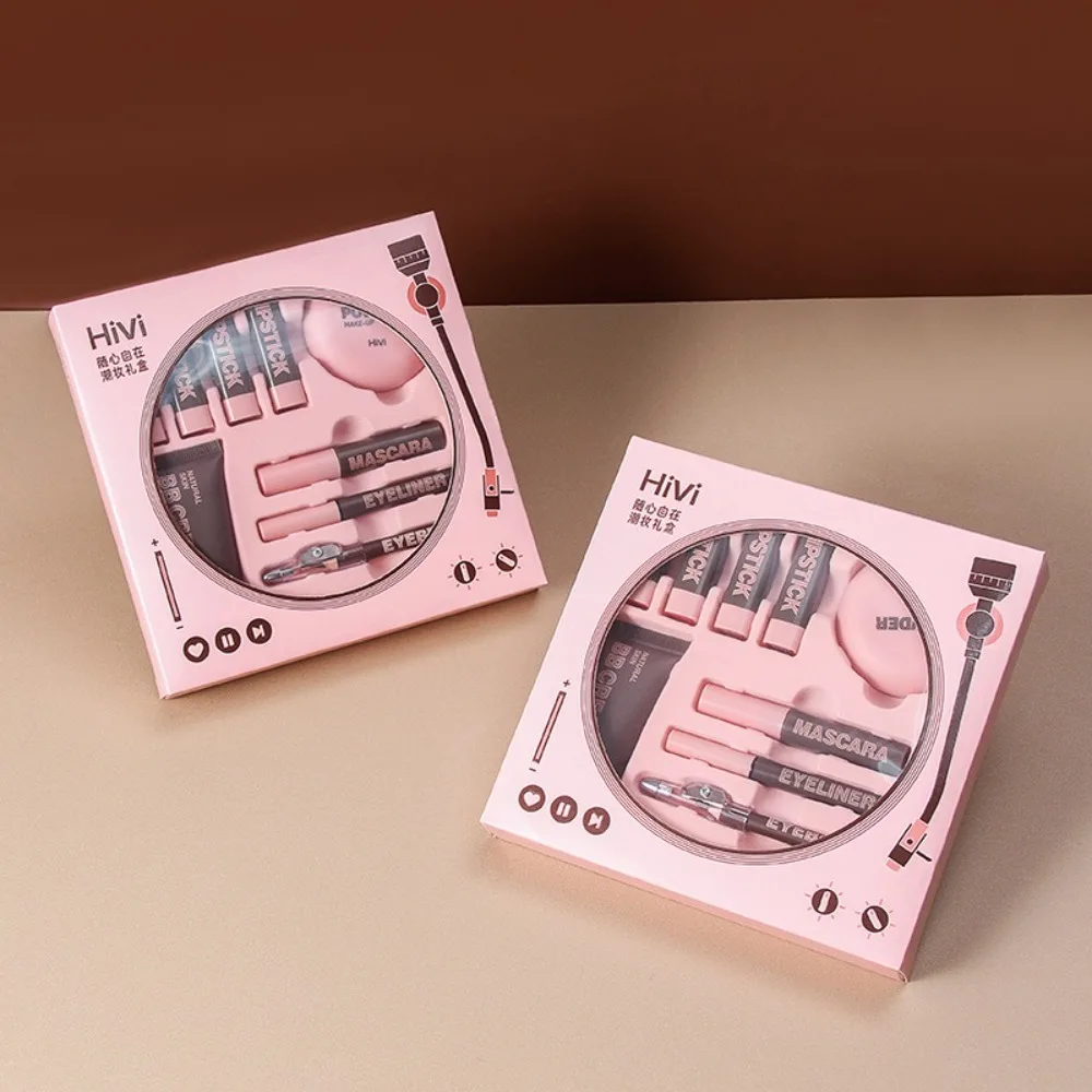 Lipstick Set Eyebrow Pencil Gift 9pcs