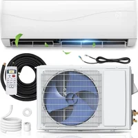 Mini AC Split-System, 17 SEER2 Ductless Air Conditioner w/Pre-Charged Condenser, White (9000BTU, 220V, 17 SEER2) 1