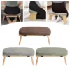 Bymaocar Meditation Bench, Foldable& Ergonomic Meditation Stool, Foldable Kneeling Meditation Bench  Coffee/Gray/Green Color
