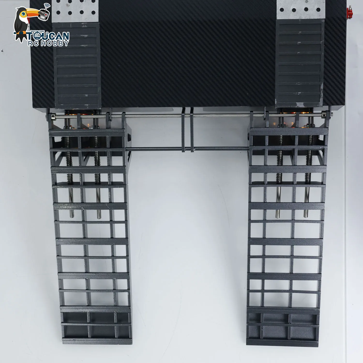 RC Metal Full Trailer 6 Axles 5 Axles for 1/8 1/10 1/12 1/14 RC Tractor Truck Excavator Crawler Car Remote Control Vehicle Model 6