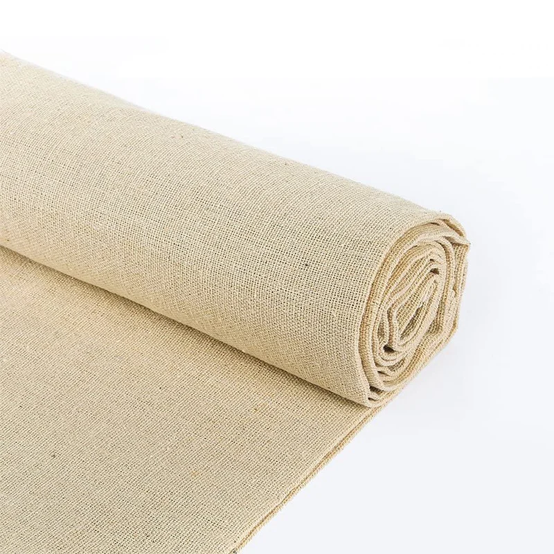 1.5-meter-wide solid-color natural linen fabric - clothing fabric for DIY handcrafting, home decoration, sofa curtain fabric - 3